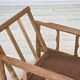 1970s, Danish armchair, furniture wool, solid oak wood.