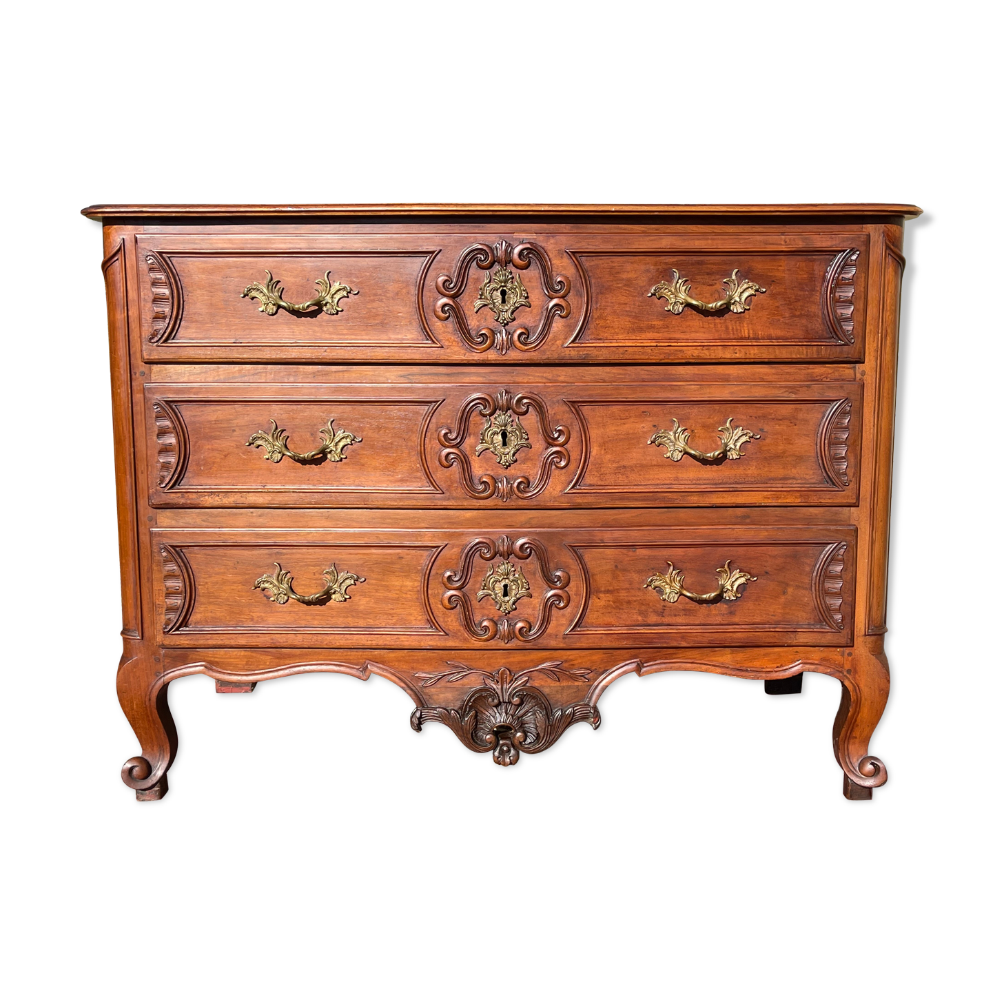 Louis XV Period Walnut Commode, 18th Century