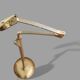 Articulate metal floor lamp 1970s