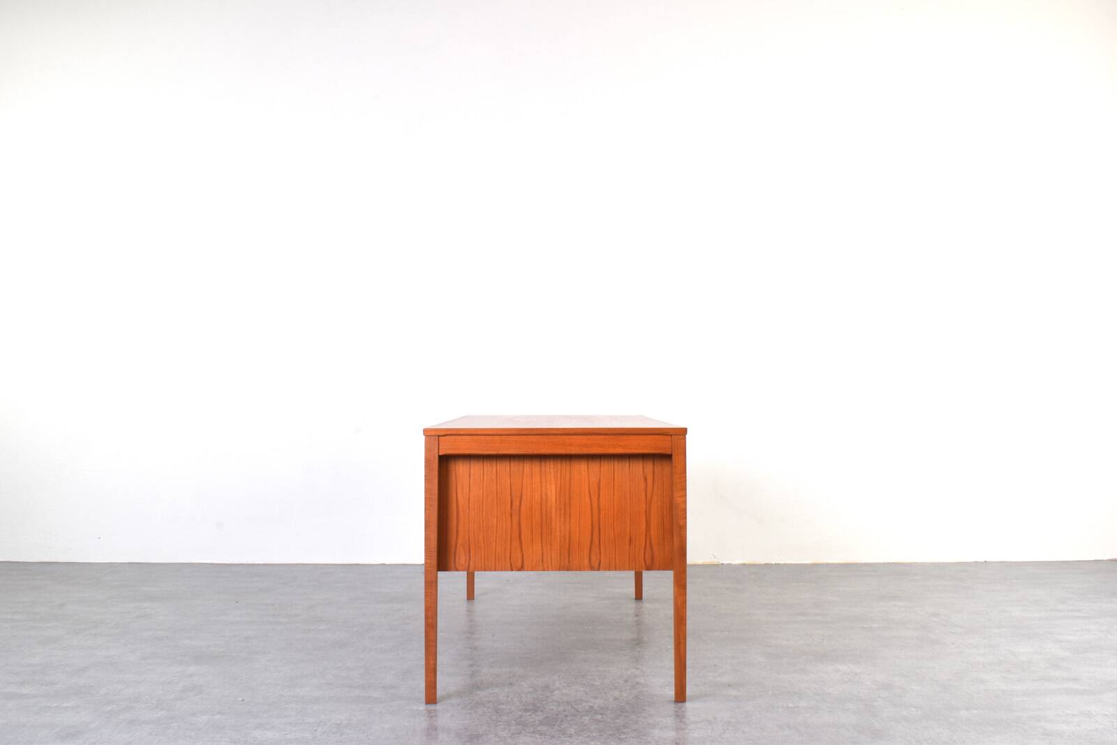 Mid-Century Teak Executive Desk by Torbjørn Afdal for Bruksbo, 1960s.