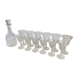Service de 12 verres + carafe