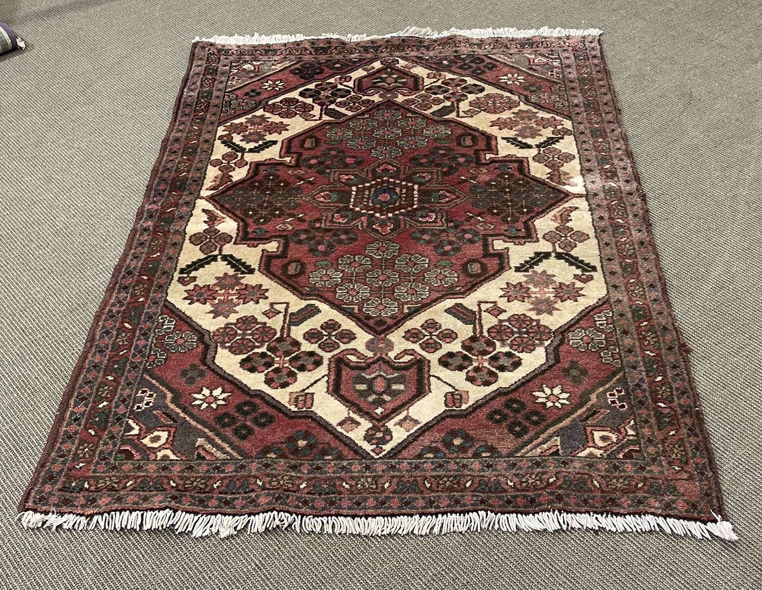 Handmade Iranian wool rug