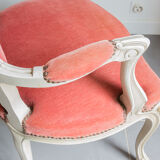 Velvet convertible chair