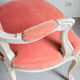 Velvet convertible chair