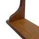 Vintage book shelf wall rack 1970s wood minimalist design