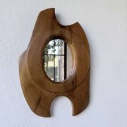 Organic walnut mirror 1960
