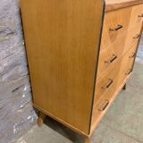 Commode vintage pied compas 1960