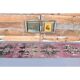 Vintage Pink Turkish Hand-Knotted Runner 75x342