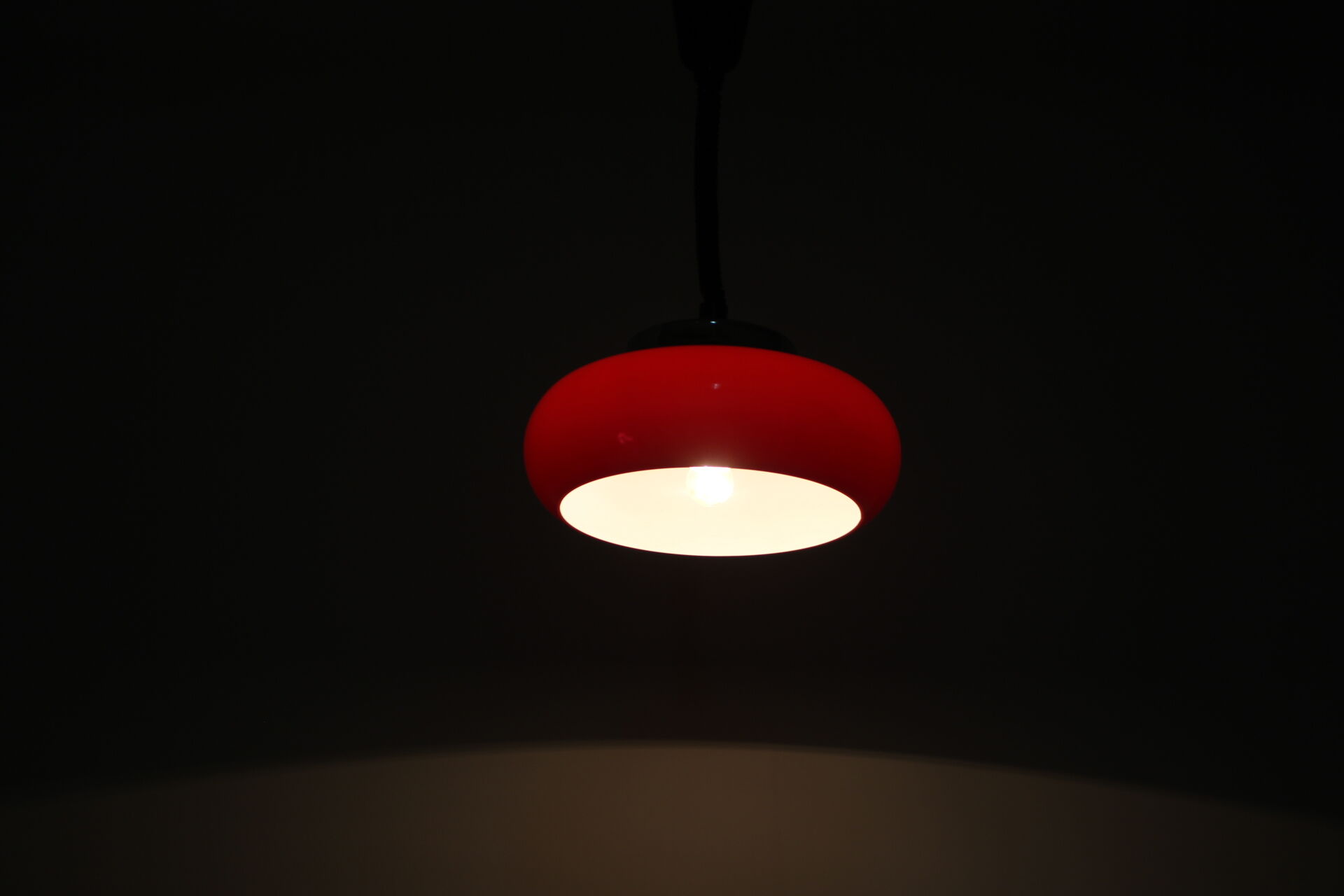 Midcentury Pendant Meblo Designed by Harvey Guzzini, Italy, 1970s