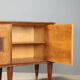 Buffet en loupe de bois des années 1950
