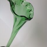 Green soliflore vase
