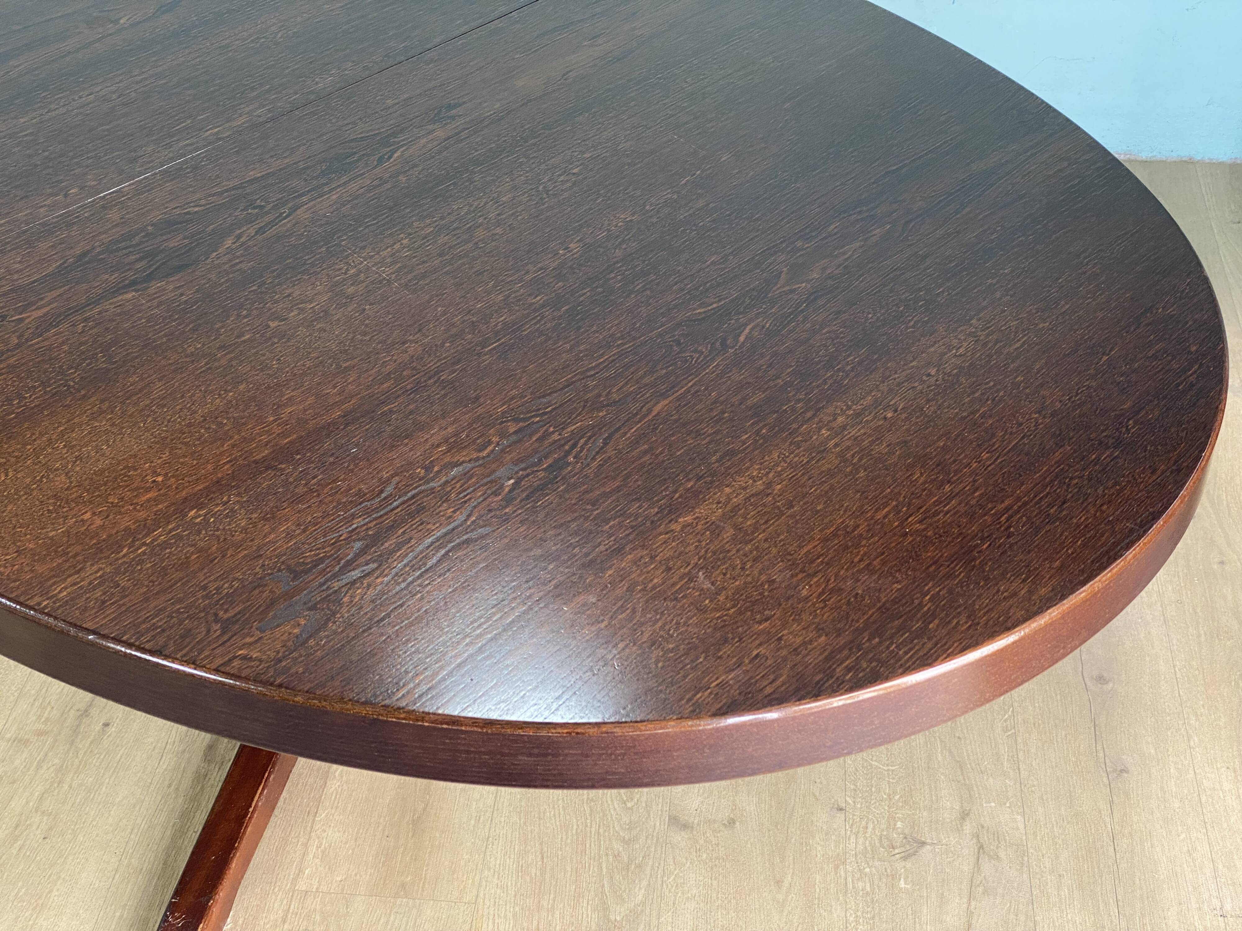 Baumann 255cm oval extendable table Scandinavian design vintage 60 70 rallon