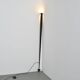 Black lacquered metal floor lamp, Italian work 1980