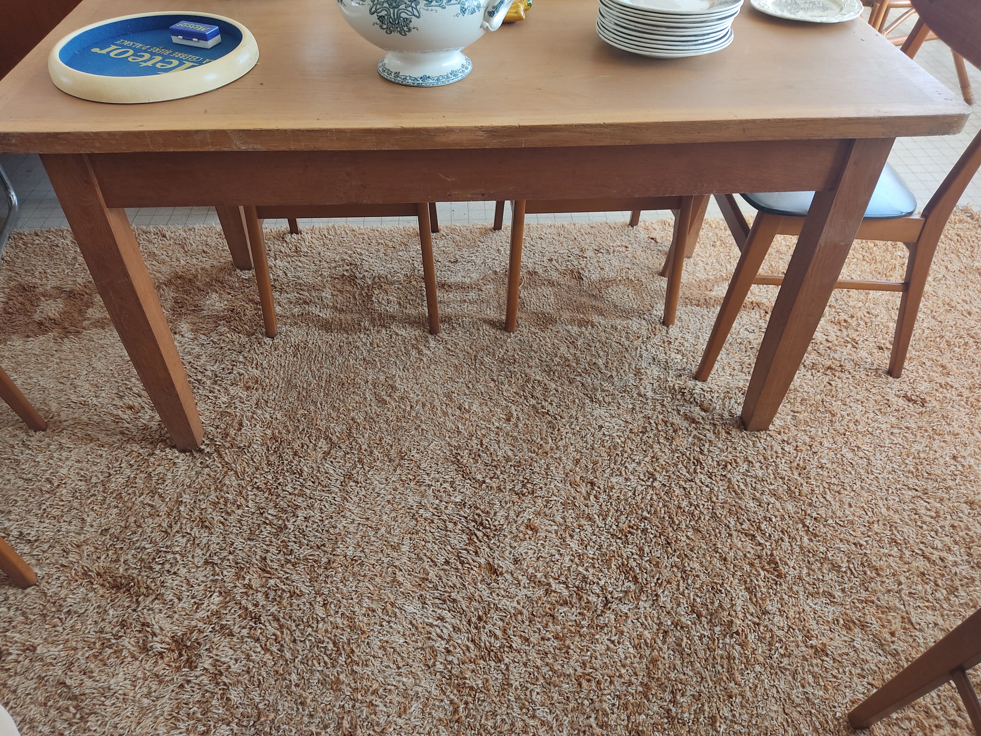 Solid oak farm table