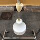 Vintage 60's glass pendant light