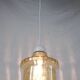 Venini Vintage Murano Glass Amber Pendant Light