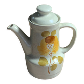 Pichet théière cafetière faïence de St Amand Loire 1713 Peint main