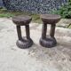 Tabourets bas africain bamiléké