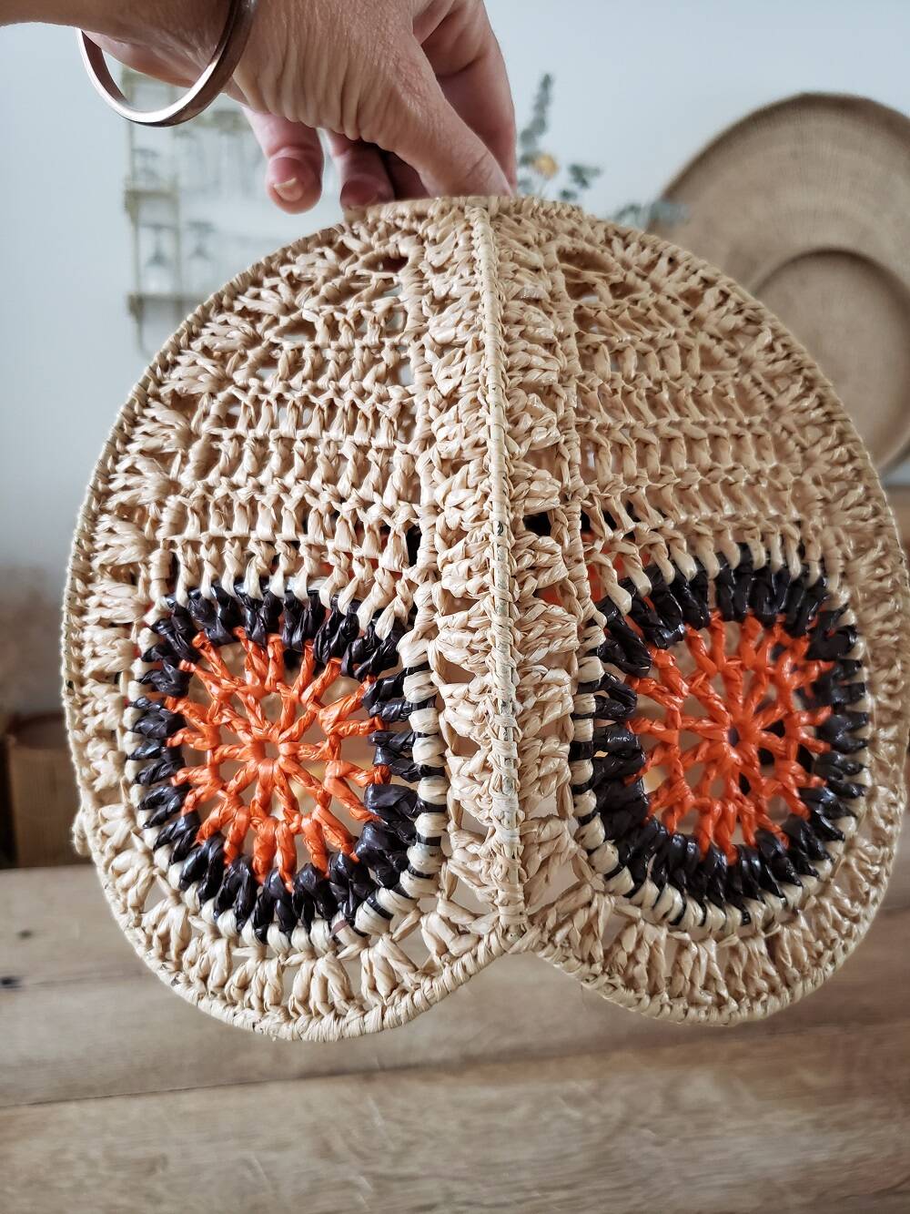 Set of 3 vintage lampshades