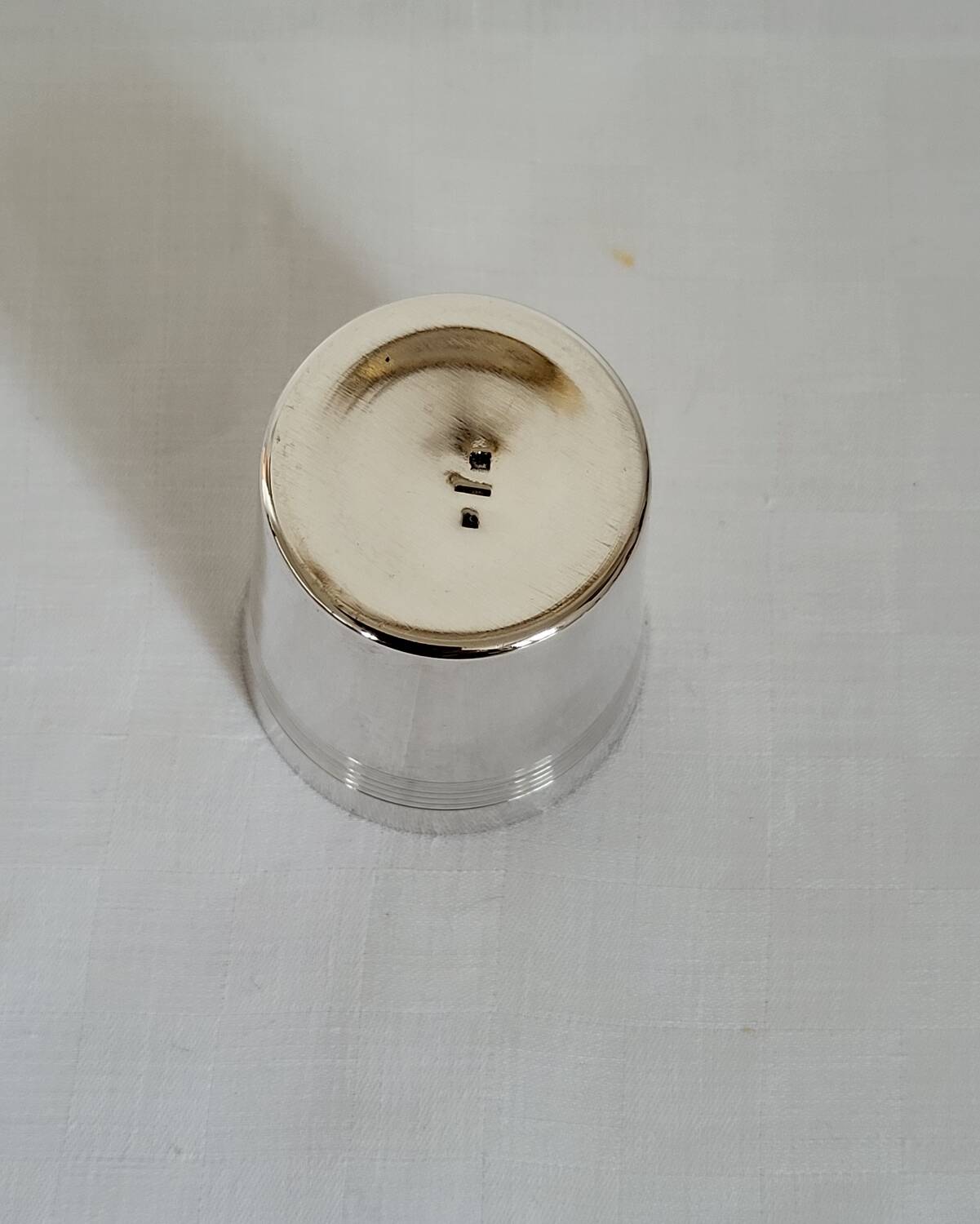 Baptism Timpani in Silver Metal