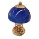 Set di 5 Lampade Vintage stile Nautico – Ottone e Vetro Colorato – 23cm
