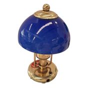 Set di 5 Lampade Vintage stile Nautico – Ottone e Vetro Colorato – 23cm