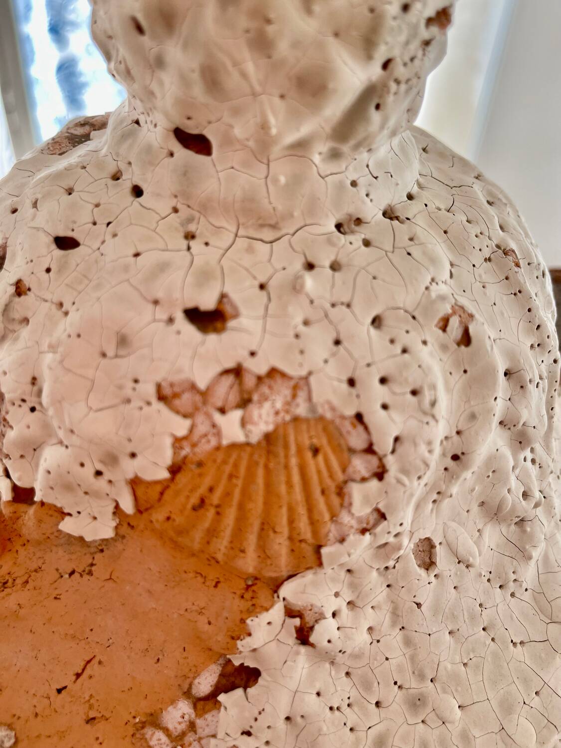 Pair of terracotta vase urns, Spain 19th century