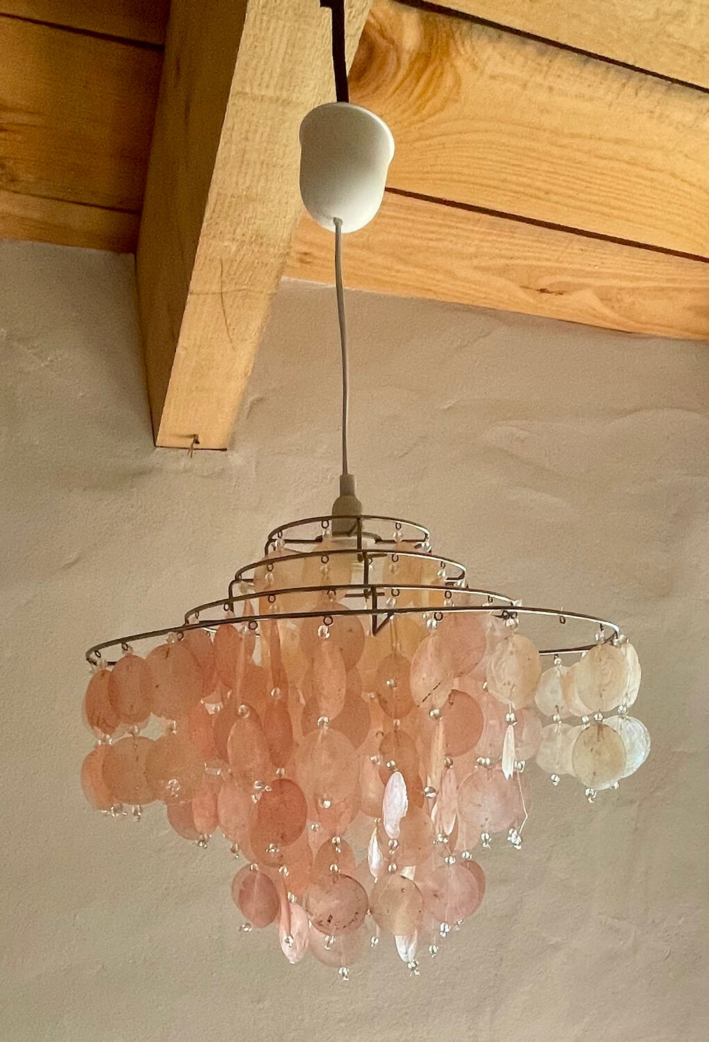 Mother-of-pearl chandelier