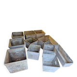 Set of fibreglass planters