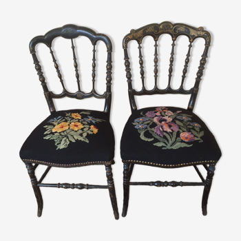 2 chaises Napoléon III