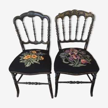 2 Napoleon III chairs