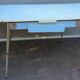 Table Formica MDJ 1960 Blue and Chrome