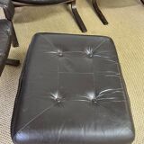 Set of 4 "Siesta" armchairs and ottoman by Ingmar Relling