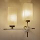 Pair of vintage architectural wall lights, 1960s