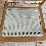 Cane armchair by Michel Ducaroy for SNA Roset - design 1950
