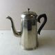 Old metal and wood pourer/coffee maker, vintage