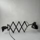 Ancienne lampe applique accordeon « Kaiser idell » Bauhaus