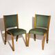 Paire de chaises vintage Bow-wood