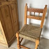 Chaise sculptée début XXe