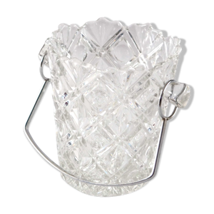 seau à glace en cristal
