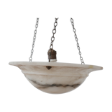 Antique French Alabaster Plafonnier Pendant Light