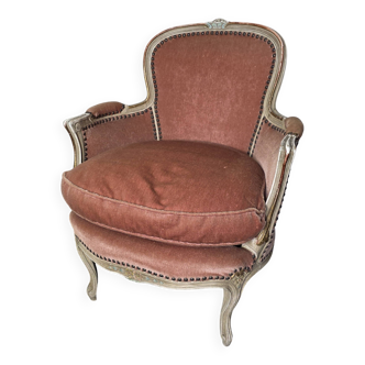 Louis XV style cabriolet armchair