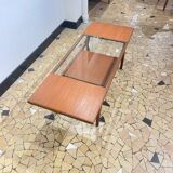 Table basse Gplan teck & verre