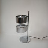 Stainless steel lamp of the 60s - 70s