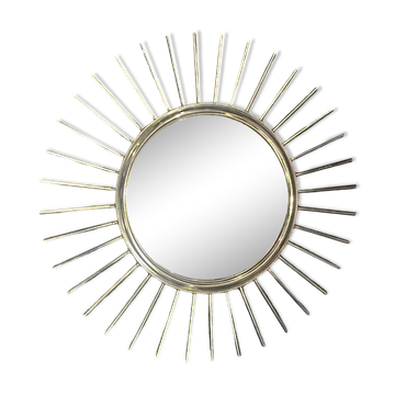 old Witch's Eye Sun Mirror burnished brass