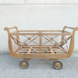 Crib in oak massif 50s vintage