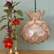 Vintage pink mother-of-pearl pendant light