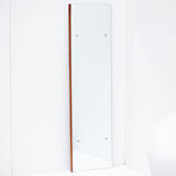 Scandinavian vintage rectangular teak mirror, 1960