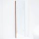 Scandinavian vintage rectangular teak mirror, 1960