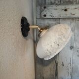 Vintage Clichy glass wall light